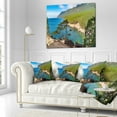 thumbnail image 2 of Designart Lake Baikal on Summer Day - Landscape Printed Throw Pillow - 16x16, 2 of 4