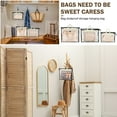 thumbnail image 6 of 9 Pack Dust Bags for Handbags, Clear Handbag Storage Organizer for Closet with Handle and Zipper, 6 of 6