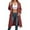 Brick Red, variant on Women's Jacket Winter Warm Long Hooded Zip Up Coat Soft Loose Outerwear Casual Pullover Sweatshirt Comfortable Stylish Junior Outerwear Women's Jacket Aubergine Vest