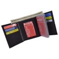 thumbnail image 3 of Leather Mens Trifold Wallet Zipper Money Compartment 55 CF, 3 of 46