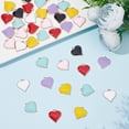 thumbnail image 5 of 70Pcs Alloy Enamel Heart Charms Love Shaped Charm Mini Heart Pendants Enamel Dangle, 5 of 8
