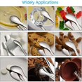 thumbnail image 5 of 10 pinzas para azúcar y dulces, pinzas para cubitos de hielo, pinzas para macarrones de acero inoxidable para alimentos, para buffet, restaurante, boda, cocina, fiestas de cumpleaños, 5 of 5