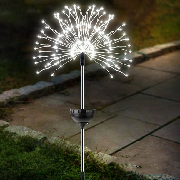 Lámpara Dandelion Lawn Dandelion Ground Light IP65 Impermeable (luz + 200LED) blanco