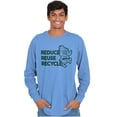 thumbnail image 4 of Reduce Reuse Recycle Woodsy Owl Long Sleeve TShirt Men Women Brisco Brands M, 4 of 5