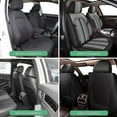 thumbnail image 2 of DIKSOAKR Car Seat Covers Fit for Ford Explorer 2004-2025: First Row 2PCS Faux Leather Seat Covers Waterproof Automotive Seat Cushion Protector(2 Seats,Black&Gray), 2 of 7