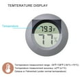 thumbnail image 4 of EcoNesxp 2 Pack Mini Hygrometer Thermometer Fahrenheit or Celsius Meter Digital LCD Display Indoor Room Round Humidity Thermometer for Humidor Home Greenhouse Baby Room Reptile Incubator Trendy and F, 4 of 5