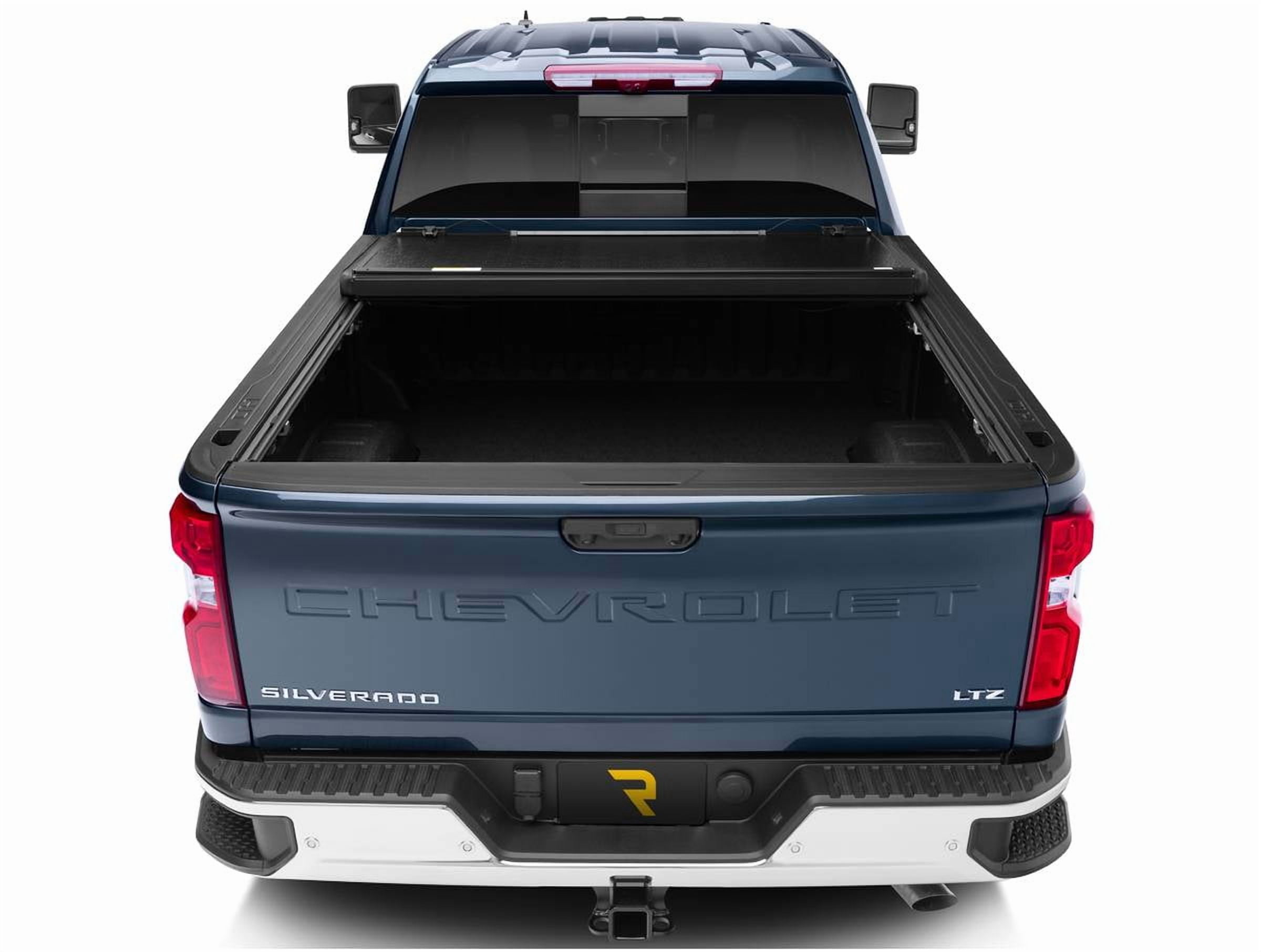 RealTruck UnderCover Flex Hard Folding Tonneau Cover Fits 2007-2013 Chevy/GMC Silverado/Sierra 1500 w/ bed caps 6'7" Bed (78.7")