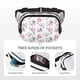 thumbnail image 5 of Fotbe Rose Flower B Cangurera Cuadrada con Estampado de Doble Capa, Bolsa de Cintura Ajustable Mini para Hombres y Mujeres, 5 of 9