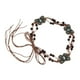 thumbnail image 3 of Cinturón de cuerda trenzado con borlas para mujer Perfecl, 3 of 8