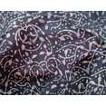 thumbnail image 5 of oneOone Silk Tabby Indigo Blue Fabric Abstract Block Craft Projects Decor Fabric Printed By The Yard 42 Inch Wide, 5 of 5
