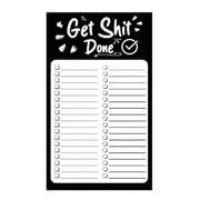 ROZYARD Grocery List Notepad with Magnet for Shopping To Do Lists Magnetic Note Pad for Refrigerator Inspirational 50 Sheets