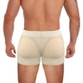 thumbnail image 4 of MANIFIQUE Men's Underwear Boxer Briefs Tummy Control Body Shaper Enhance Butt Lifter Shapewear with Removable Padded, 4 of 6