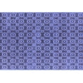thumbnail image 1 of Ahgly Company Machine Washable Indoor Rectangle Oriental Blue Industrial Area Rugs, 4' x 6', 1 of 4