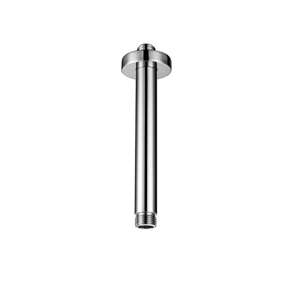 The akuaplus® ceiling round wall mount shower arm brass 8 in. x 1/2 in male threads