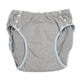 thumbnail image 3 of Falleo Clearance Adult Cloth Diaper XXL Light Gray High Absorption Leak Free Easy to Take Off Elderly Care Washable Underwear Pants, 3 of 5