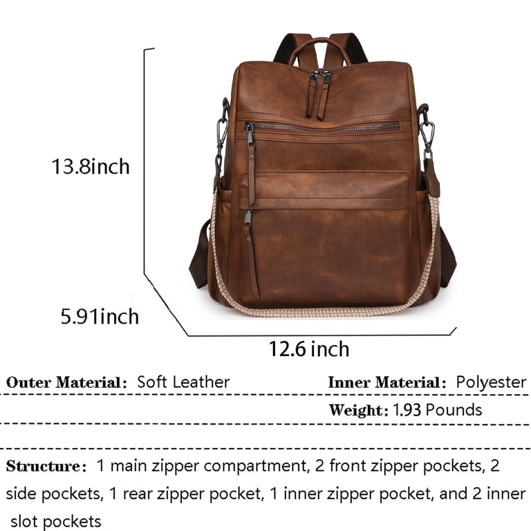 distressed soft leather backpack purse WTF Soho Convertible Bag (Distressed Brown) Ashe Couture, Inc breathable and easy to clean Free People Fabriano Distressed Backpack