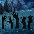 thumbnail image 1 of Señales de Manos Negras de Halloween Anditoy con Estacas, 1 of 3
