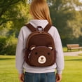 thumbnail image 2 of Weebloom School Backpack For Kids Boys Girls Schoolbags Cute Animal Lightweight Bookbag Preschool Kindergarten Coffee, 2 of 4