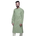 thumbnail image 4 of Atasi Kurta Imprimé pour Hommes Col Mandarin Popeline de Coton Kurta Chemise Décontractée, 4 of 7