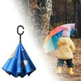 thumbnail image 6 of Kids Windproof Inverted Umbrella Cartoon Folding Hands Free Umbrella Style A, 6 of 8