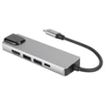thumbnail image 2 of Aluminum Alloy 5 In 1 USB-C Hub, Multi-Port USB-C Hub, Laptop For Mobile Phone, 2 of 8