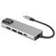 thumbnail image 3 of Aluminum Alloy 5 In 1 USB-C Hub 4K USB-C Hub Gigabit Ethernet For Mobile Phone, 3 of 8