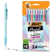 BIC Xtra Smooth Pastel Edition Mechanical Pencil 0.7mm #2 Medium Lead (MPNP24-BLK)