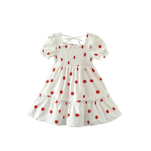 Polka dot dress shop short sleeve