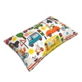 thumbnail image 3 of Bixox Transports with Animals Printed Pillow Protector,Super Soft Ideal for Home,Guests,Rentals - 16"x24", 3 of 8