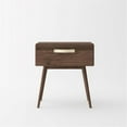 thumbnail image 4 of Pemberly Row Solid Black Walnut Wood Bedroom Set (King Bed + 2 Nightstands), 4 of 5
