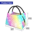 thumbnail image 2 of Gaeub Fish Scale Collapsible Cooler Bag Insulated,Leakproof Food Bag for Hot or Cold Food Delivery,Travel Insulated Bag, or Beach Cooler Bags, 2 of 6