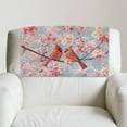 thumbnail image 3 of Xoenoiee Cardinal Cherry Blossom Print Headrest Cover for Recliners, Furniture Slipcover Furniture Protectors, for Recliners Chairs Sofas Loveseats Theater Chairs Office RV Cover, 1 Pack, 3 of 7