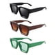 thumbnail image 1 of Sunglasses Pro Acme Square Thick Frame UV400, paquete de 3 unidades para hombre y mujer, 1 of 6