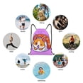 thumbnail image 6 of Daiia Corgi In Sushi Roll Pattern Drawstring Backpack, Gym Bag, Lightweight Backpack, Water-Resistant Bag Travel Sports Backpack, Fitness Bag, Yoga Bag-Medium, 6 of 6