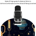thumbnail image 4 of Square 2Pack PU Leather Vintage Teapot Cruise Luggage Tag with Privacy Cover and Name ID Tag for Travel Handbags Backpacks Luggage Tags, 4 of 6