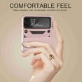 thumbnail image 6 of for Samsung Galaxy Z Flip 3 5G Case, with Ring Kickstand and Camera Protection,Heavy Duty Protective Shockproof Protective Rubber PC Phone Back Cover for Samsung Galaxy Z Flip 3 5G, Rosegold, 6 of 8