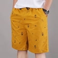 thumbnail image 6 of Ynynloco Mens Casual Shorts - Cotton Drawstring Summer Beach Stretch Twill Chino Golf Shorts with Side Pockets for Daily Outdoor Wear, 6 of 6