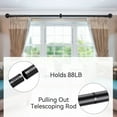 thumbnail image 5 of Yikeyo Industrial Style 1" Rustic Adjustable Sash Curtain Rods, 60"-120", 5 of 7