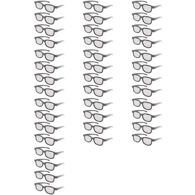 40 Uds. Gafas 3D Pasivas Polarizadas para Pantalla Cine IMIX
