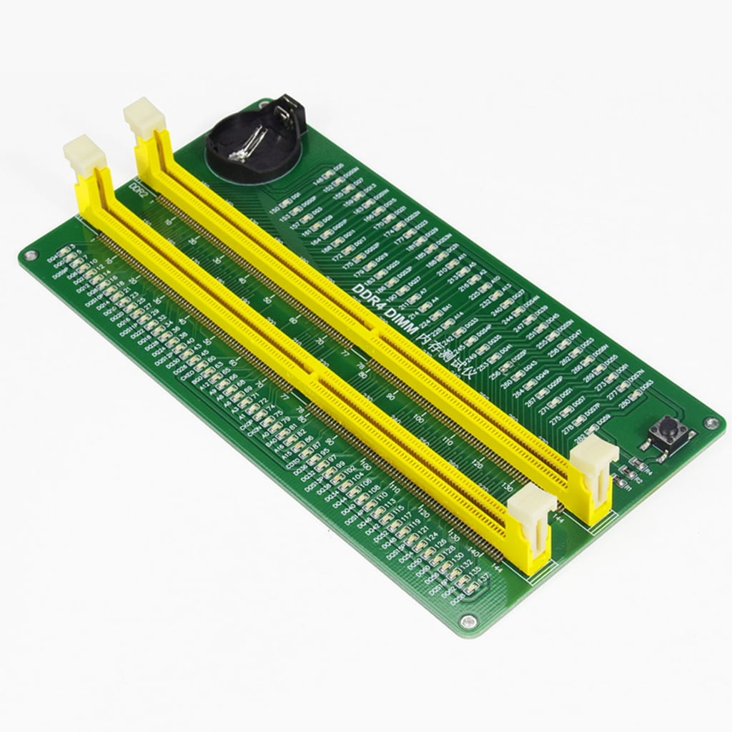 Tizuqe Diagnostic Tool with LED Indicator Memory Test Card for Computer Enthusiast DDR5 DDR4 DDR3 Memory Slot Tester