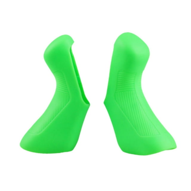 2 fundas para palanca de cambios de freno, de silicona antideslizante. verde