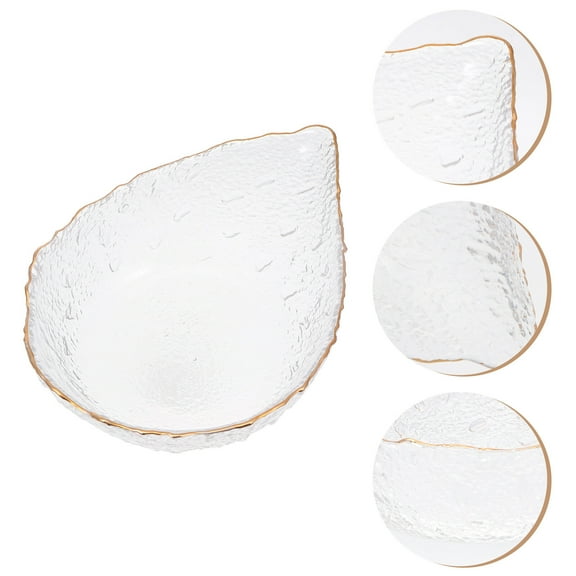 LOLIPPYY 1Pcs Glass Kitchen Bowls Assorted Color Serving Bowl for Food Shop Use