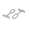thumbnail image 3 of Unique Bargains Wardrobe Closet Furniture Metal Rail Rod End Supports Silver Tone 16mm Dia 4Pcs, 3 of 4