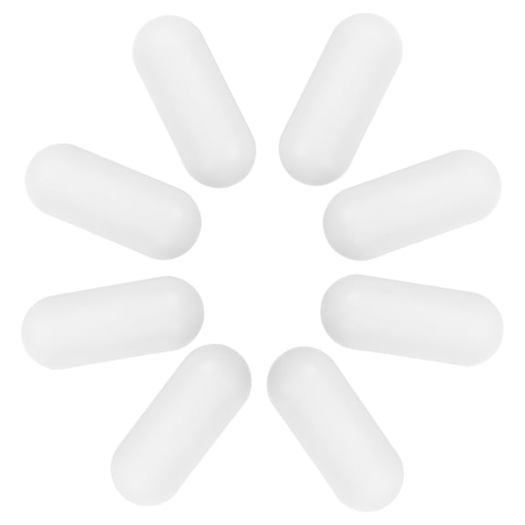 8 Pcs Toilet Lid Seat Pad Toilet Seat Bumper for Bathroom Toilet Seat Cover White 4.50X2.00X1.00CM