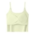 thumbnail image 5 of Harpily Tank Tops For Women Solid color with Adjustable Spaghetti Strap and Removable Padded Built in Bra Casual Camisole Tops, 5 of 5