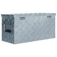 thumbnail image 4 of vidaXL Tool Box Outdoor Storage Box with Locking System Tool Chest Aluminum, 4 of 132