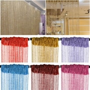 39"x78" String Door Curtain Beads Room Divider Crystal Tassel Fringe Beaded Window Panel