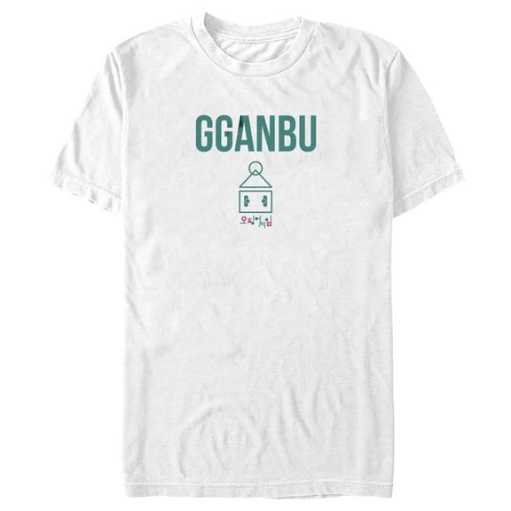Men's Squid Game Gganbu Graphic Tee White Small