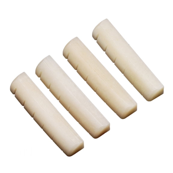 Acoustic Guitar Bone Bridge Saddle and Nut for 6 String Acoustic Guitar Real Cattle Bone Bridge Saddle Nut Replacements