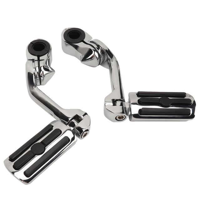 Motorcycle Highway Foot Peg Chrome Adjustable Comfortable Pedal